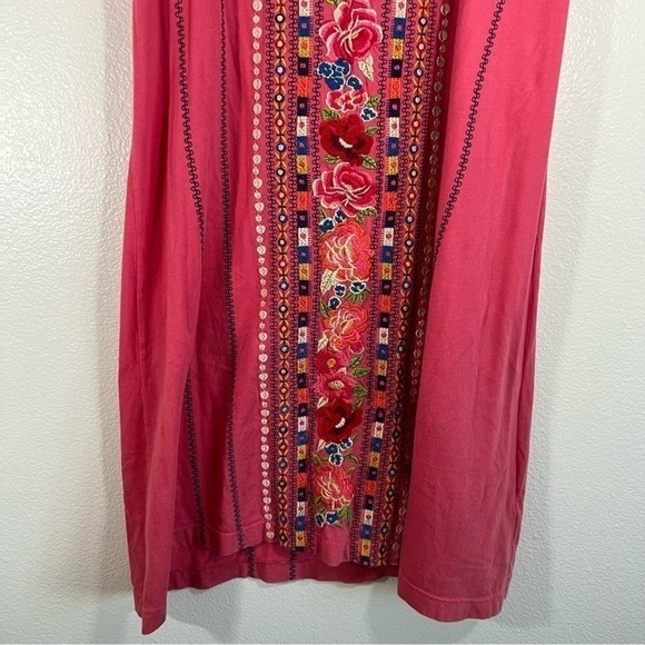 Johnny Was Rina V-Neck Embroidered Tunic XS - Picture 7 of 11